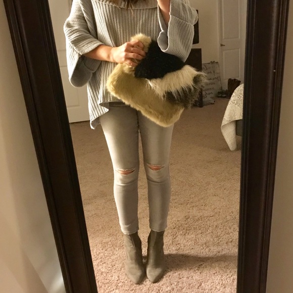 Old Navy Denim - Gray, distressed,  Old Navy, rockstar jeans